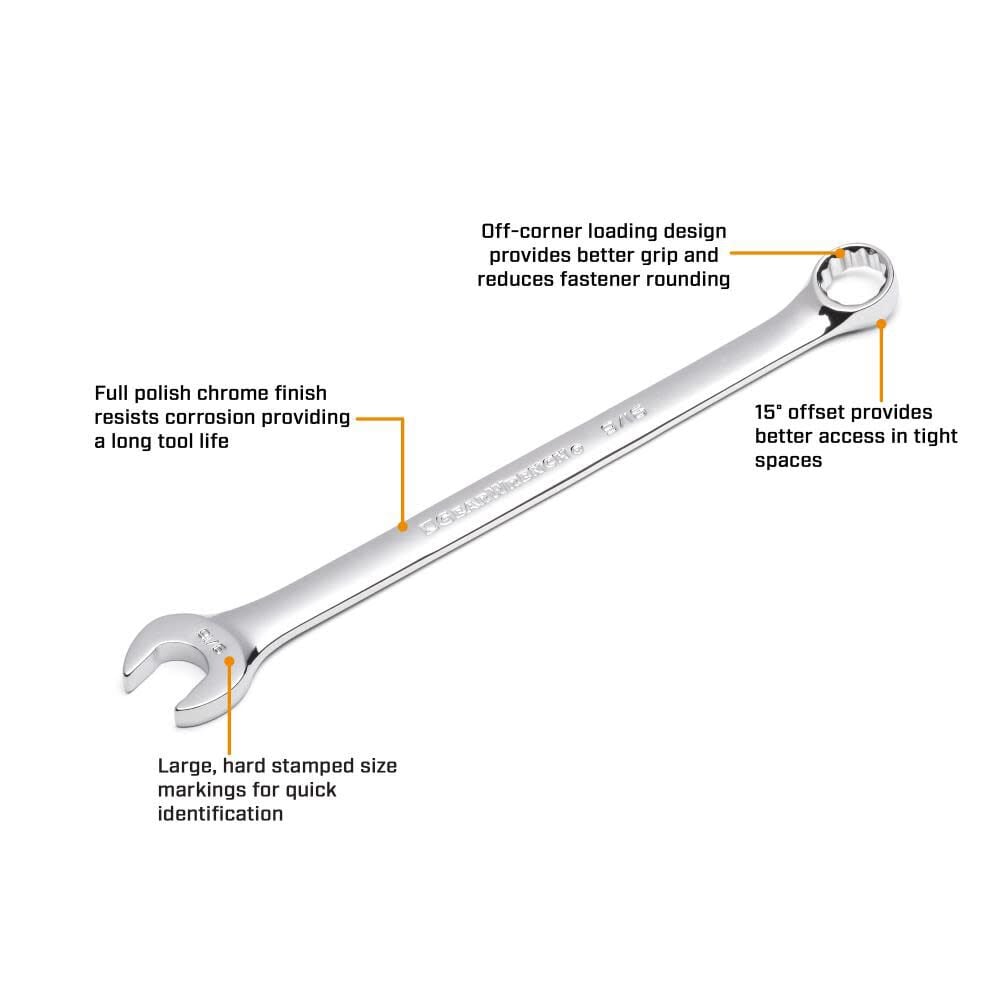 Gearwrench 18 Piece 12 Point Long Pattern Combination Wrench Set Sae 81917 Simolary simolary.com 14