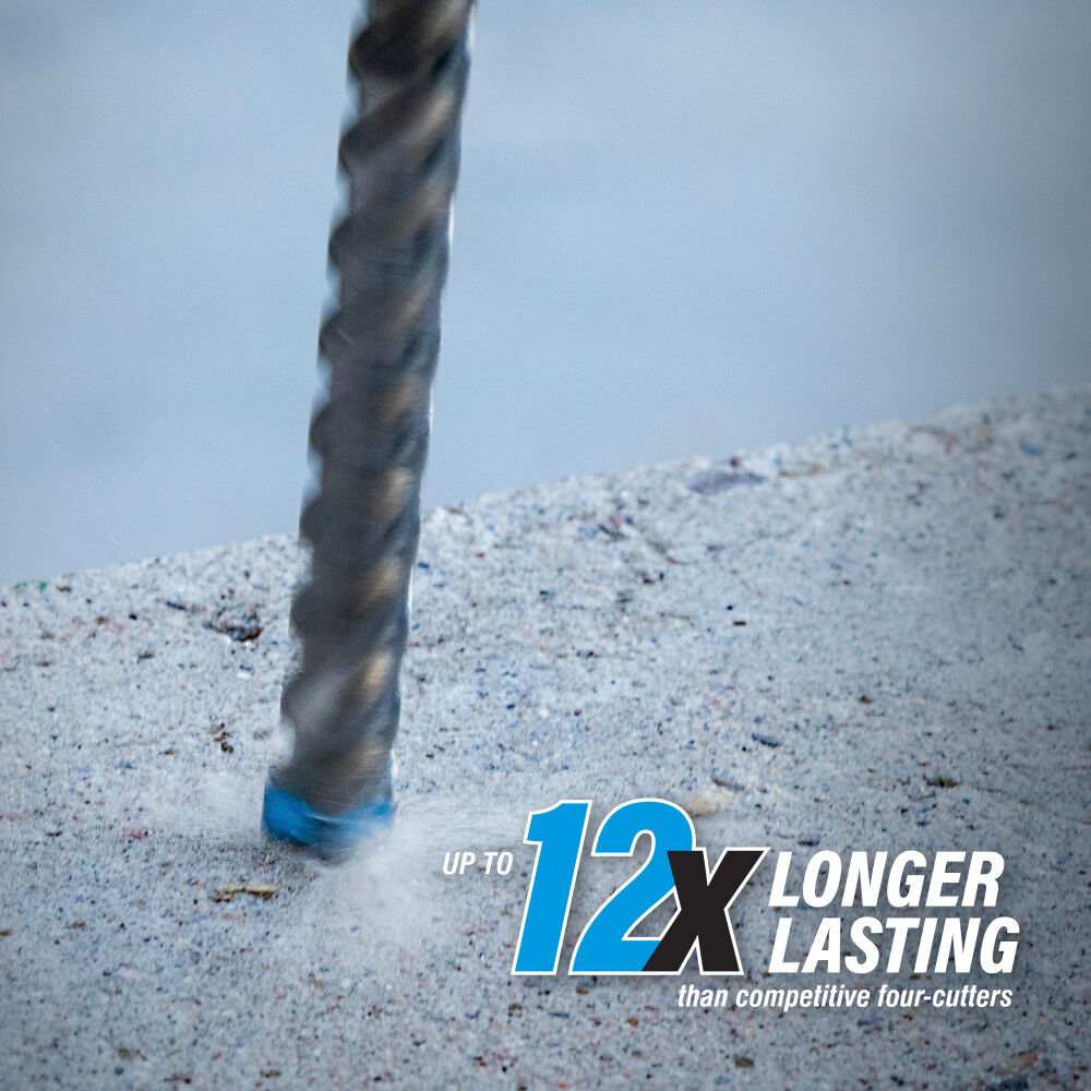 Spyder 3/16 Inch x 6 Inch SDS-Plus Hammer Drill Bit, 4 Full Carbide Cutter, large image number 5