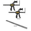 DEWALT 102 Inch TrackSaw Track & TrackSaw Track Clamps - 2/Pack Bundle, small image number 2