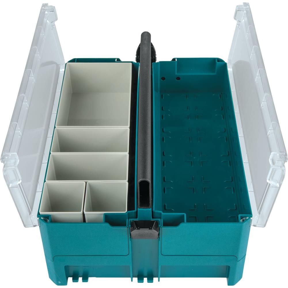 Makita MAKPAC Interlocking Storage Box with Inserts, large image number 4