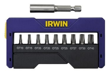 Irwin TORX Impact Insert Bit Pocket Set 10 Pc.