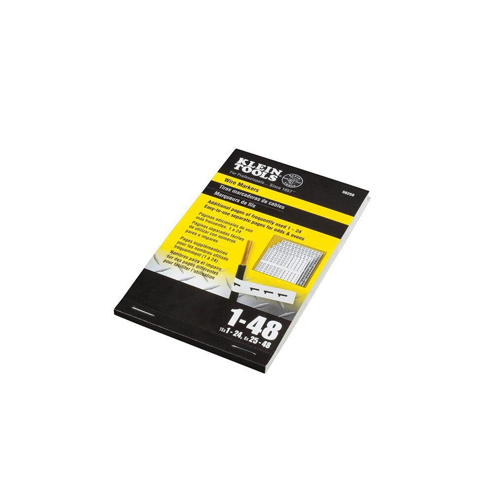 Klein Tools Wire Marker Book 1-48, large image number 10