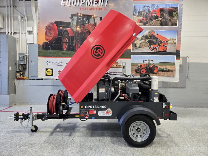 Chicago Pneumatic CPS 185-100 Towable 185 CFM Portable Diesel Powered Air Compressor , large image number 8