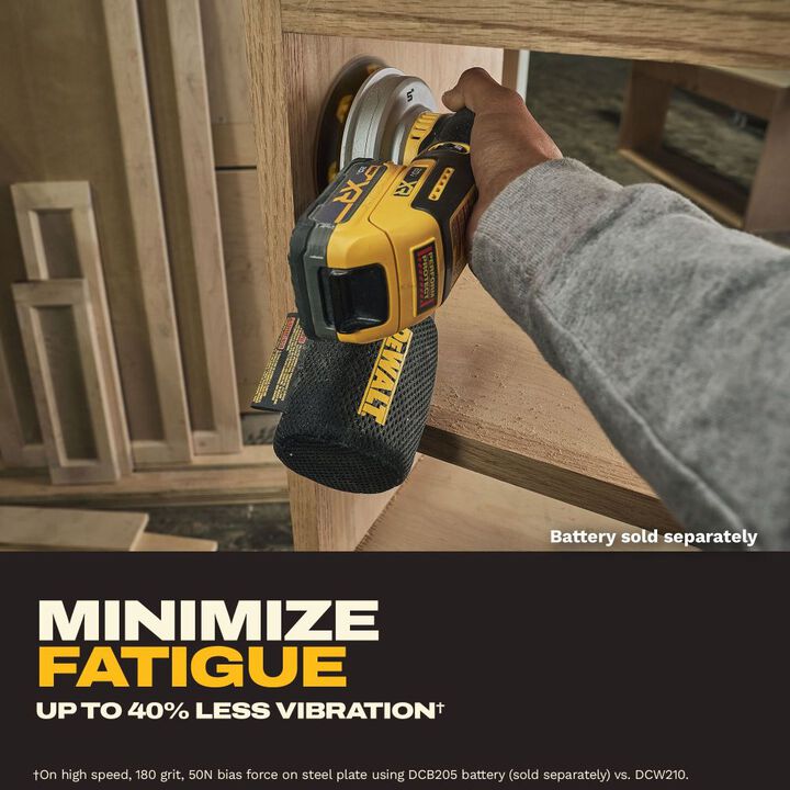 DEWALT Promotional 20V MAX XR 5 Inch Random Orbital Sander (Bare Tool), large image number 5