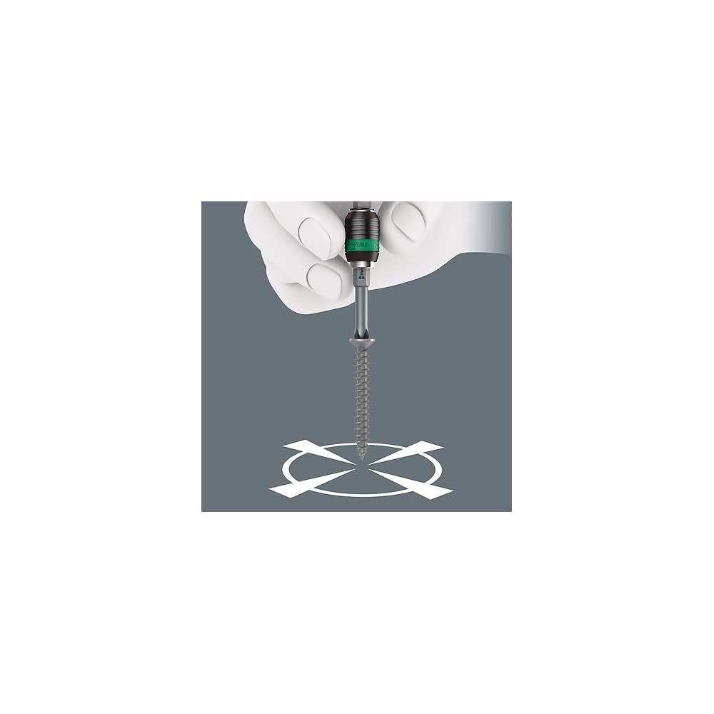 Wera Tools 1/4in Hex Drive 817 R Bitholding Screwdriver with Chuck, large image number 8