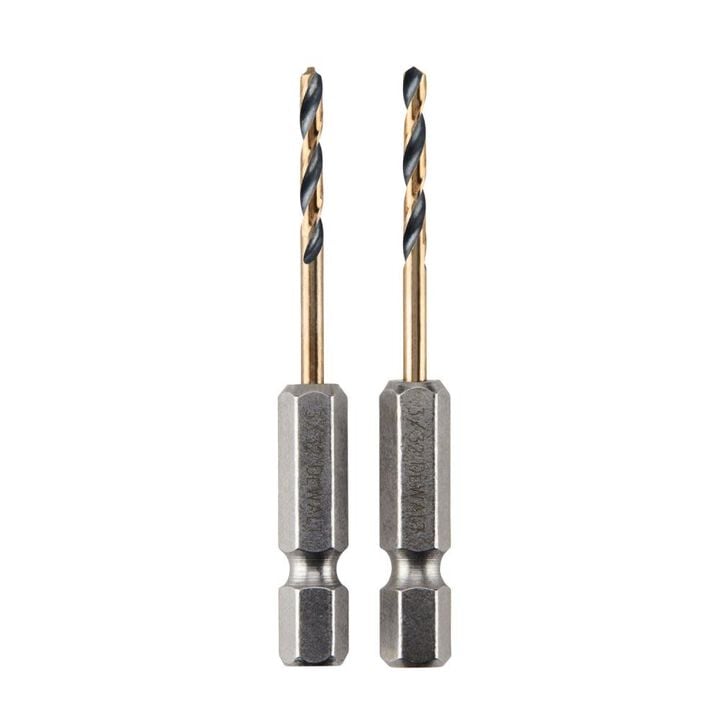 DEWALT 3/32in BLACK & GOLD Impact Ready METAL DRILL BIT