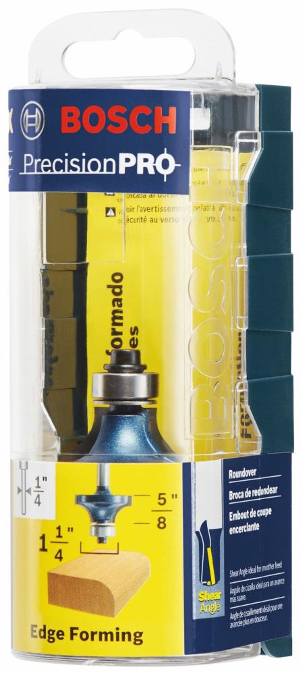 Bosch 3/8in x 5/8in Carbide Tipped Roundover Router Bit, large image number 3