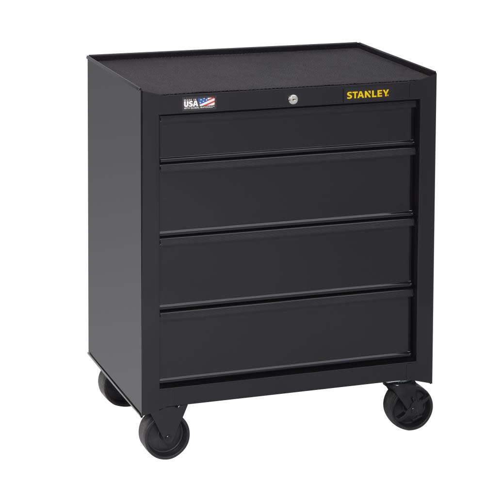 Stanley 26 in. W 100 Series 4 Drawer Rolling Tool Cabinet