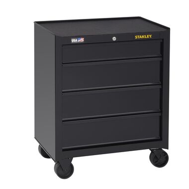 Stanley 26 in. W 100 Series 4-Drawer Rolling Tool Cabinet, large image number 1