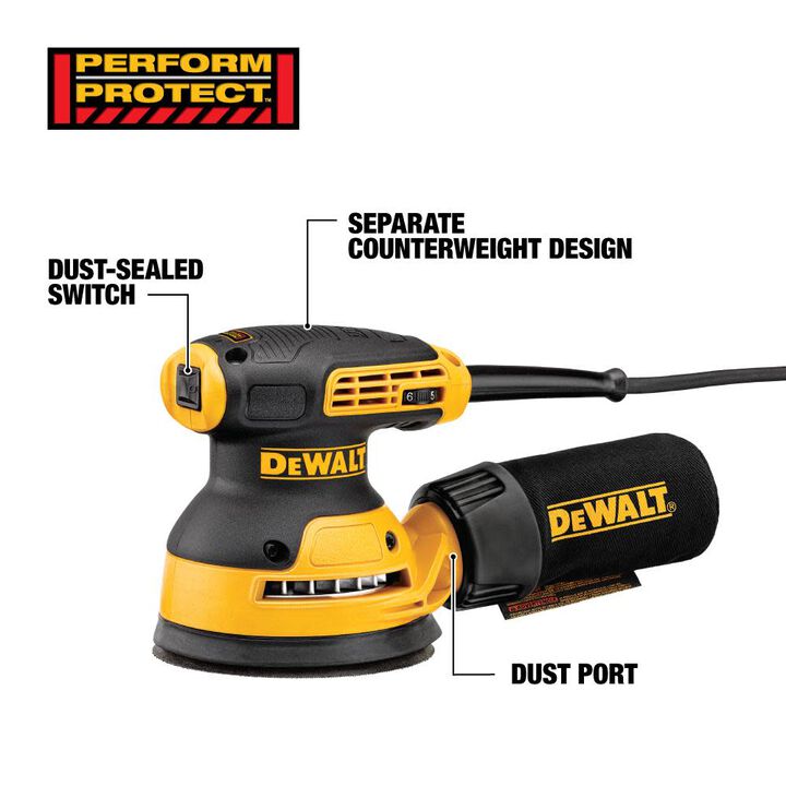 DEWALT 5 In. VS Random Orbit Sander, large image number 1