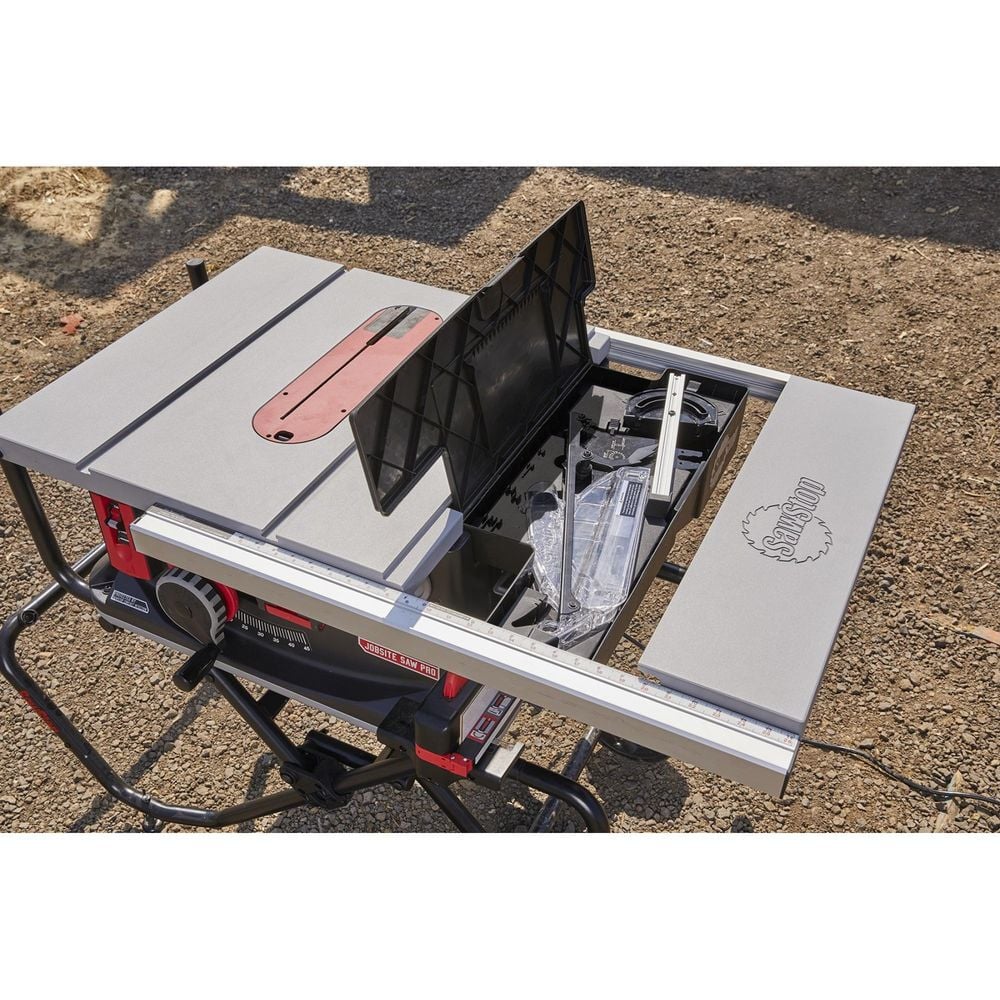 Sawstop 10 Inch 15A 120V Jobsite Saw PRO Table Saw with Mobile Cart Assembly, large image number 6
