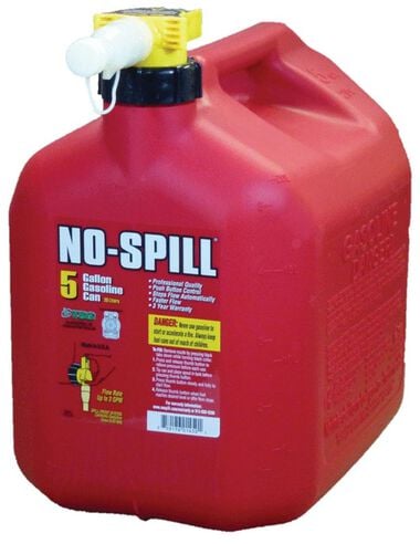 No Spill 5 Gal Red Gas Can