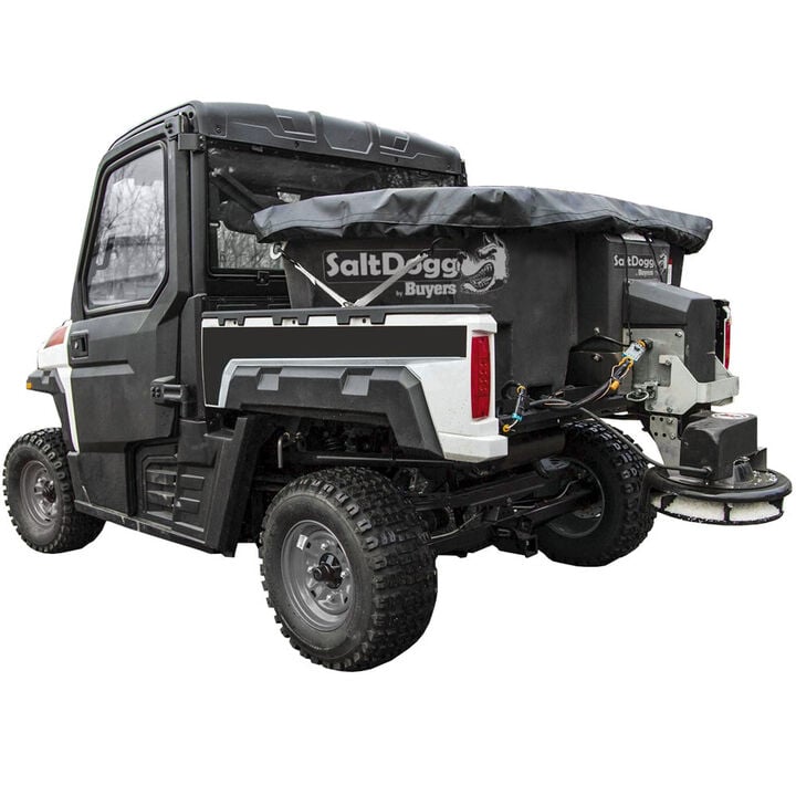 Buyers Products Company SaltDogg 0.40 Cubic Yard Electric Black Poly Hopper Spreader
