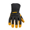 DEWALT Welding Gloves Large Black/Yellow Premium Leather MIG/TIG, small