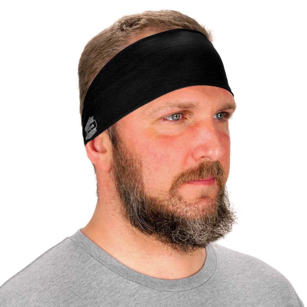 Ergodyne Chill Its 6634 Cooling Headband Black, large image number 1