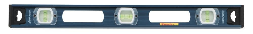 Swanson Tool 24 Inch Magnetic I-Beam Aluminum Level, Heavy Duty Series, large image number 1