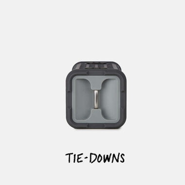 Turtlebox Ranger Li-Ion Battery-Powered Ultra-Portable Speaker, Gray