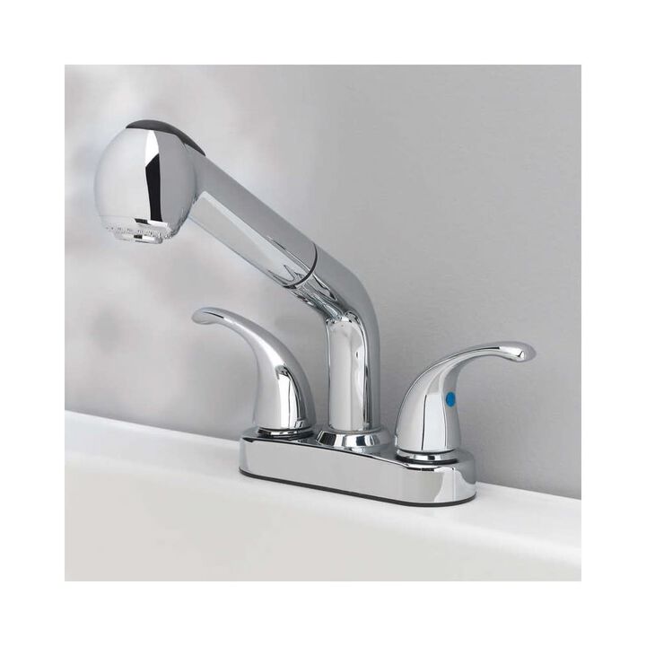 Oakbrook Essentials Laundry Faucet Chrome Two Handle, large image number 1