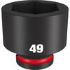 Milwaukee Impact Socket 3/4in Drive 49mm Standard 6 Point, small image number 1