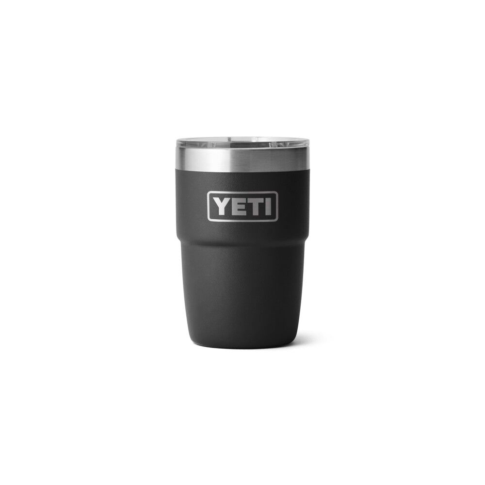 YETI Rambler 8 Oz Ceramic Lining Stackable Cup with MagSlider Lid Tropical Black, large image number 1