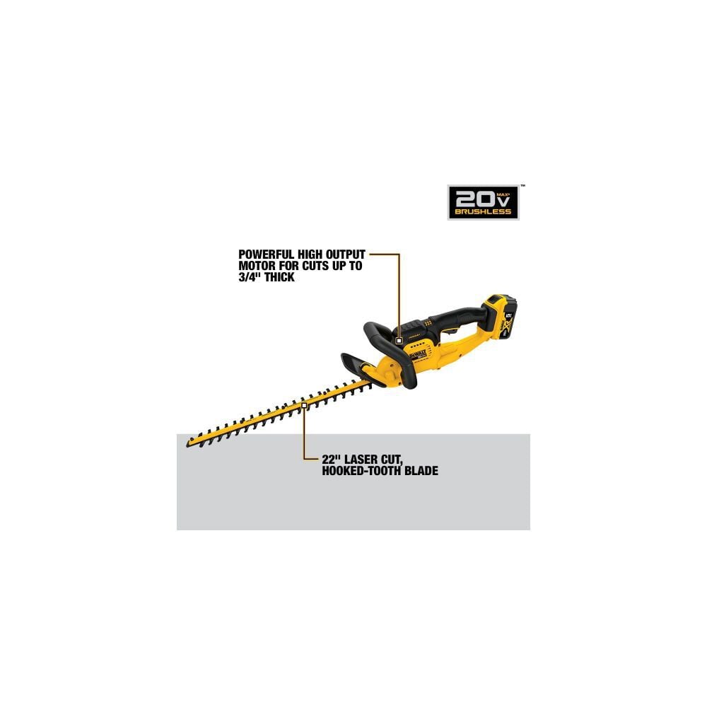 Dewalt 22 outlet in hedge trimmer