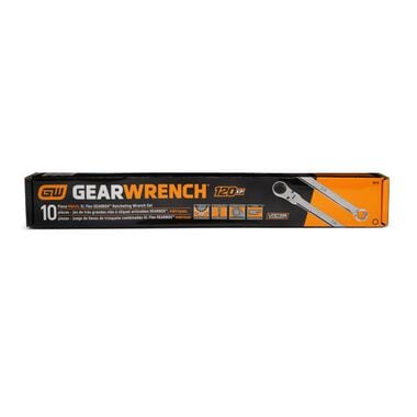 GEARWRENCH Ratcheting Metric Wrench Set 10pc, large image number 10