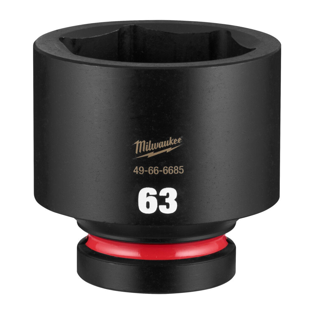 Milwaukee SHOCKWAVE Impact Duty 1 Inch Drive 63mm Standard 6 Point Socket - 49-66-6685
