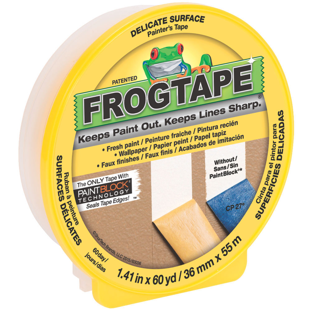 Frogtape CF 160 Painters Tape Delicate Surface Yellow 36mm x 55m, large image number 1