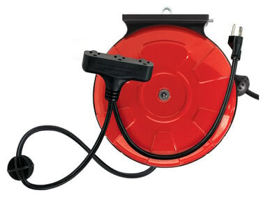 Retractable Reel Cord 48006 - 3 Outlet, 30 Feet
