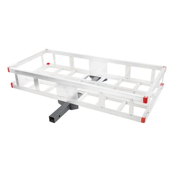 Erickson Mfg 500 lb Capacity Aluminum Hitch Cargo Carrier Basket, 48 Inch x 22 Inch, for 2 Inch Receiver, large image number 9