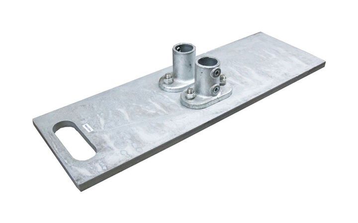 Guardian Fall Protection Guardrail Baseplate, large image number 1