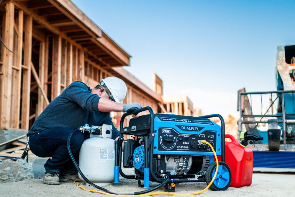 Pulsar Products Generator 6580 Watt Dual Fuel Portable HD6580B Acme Tools
