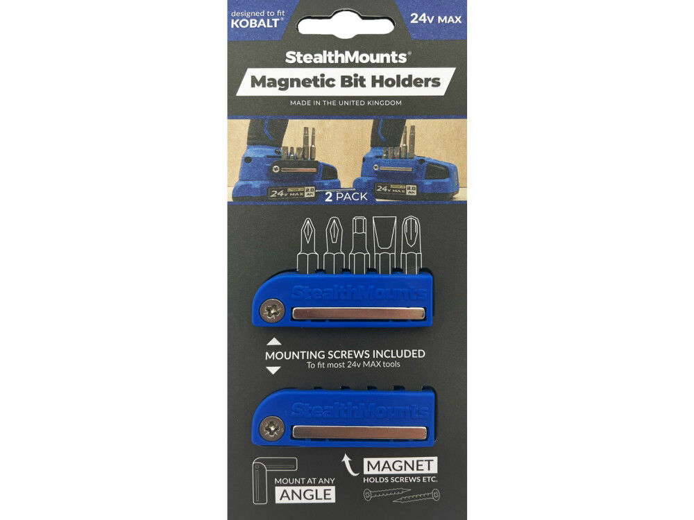 Stealthmounts Bit Holder for Kobalt 2pk Blue, large image number 1