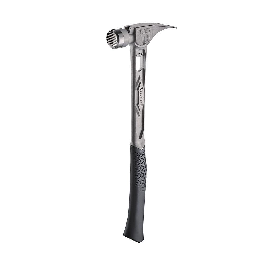 Stiletto TIBONE 15oz Milled/Curved Titanium Framing Hammer Stiletto TIBONE 15oz Milled/Curved Titanium Framing Hammer