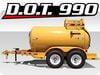 Leeagra 1000 Gallon D.O.T. Diesel Fuel Tank with Trailer - Yellow, small