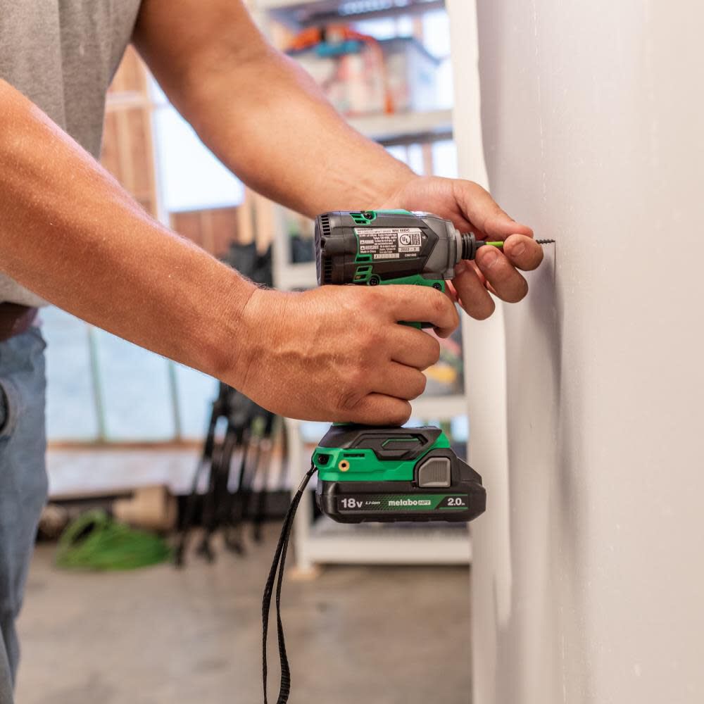 Metabo HPT 18V Cordless Triple Hammer Impact Driver 2Ah Batteries Kit, large image number 13
