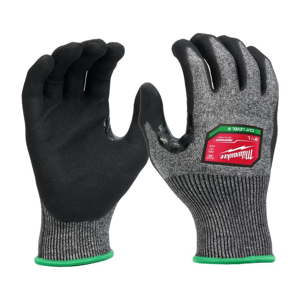 Milwaukee Cut Level 6 High Dexterity Nitrile Dipped Gloves Size Large - 48-73-7002