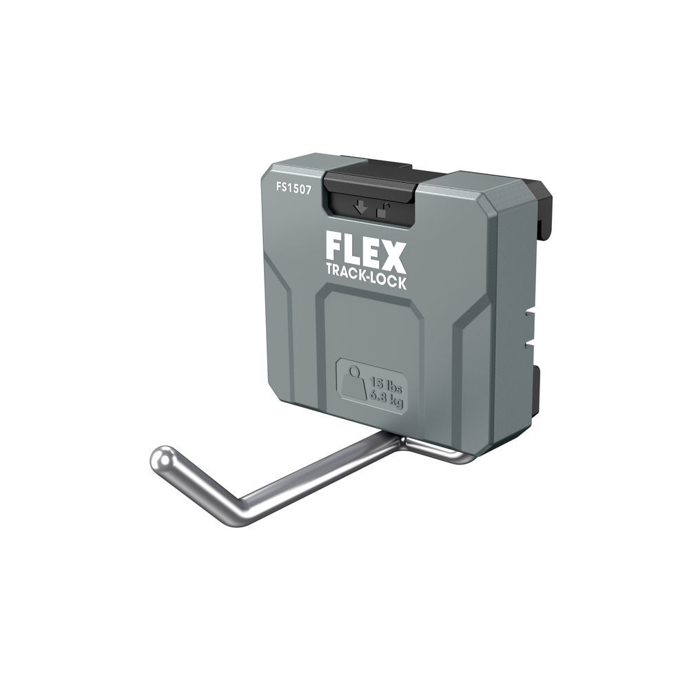FLEX TRACK LOCK Straight Hook 2 Pieces, large image number 2
