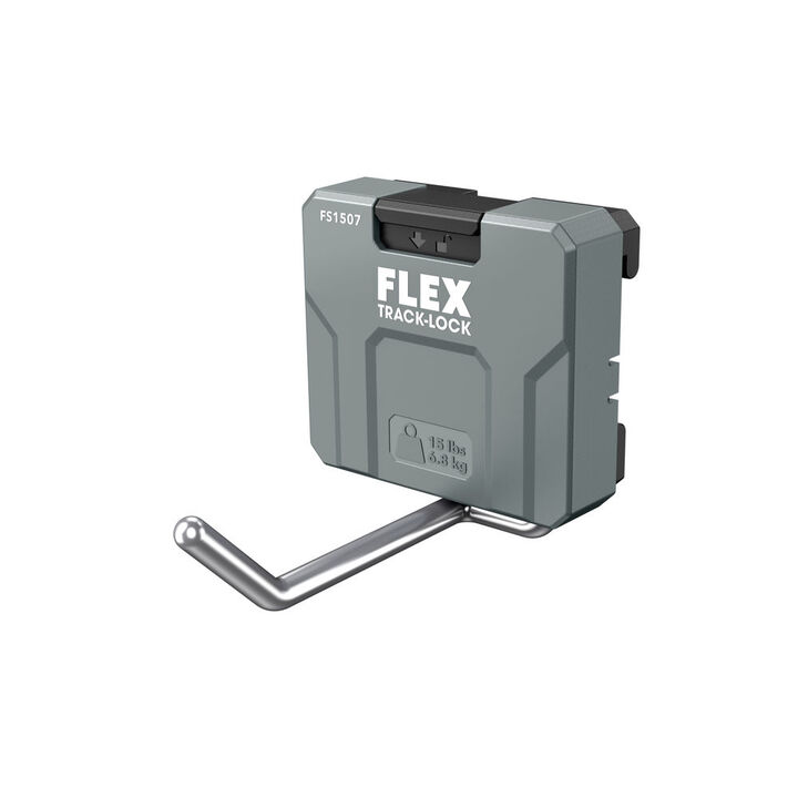 FLEX TRACK LOCK Straight Hook 2 Pieces, large image number 1