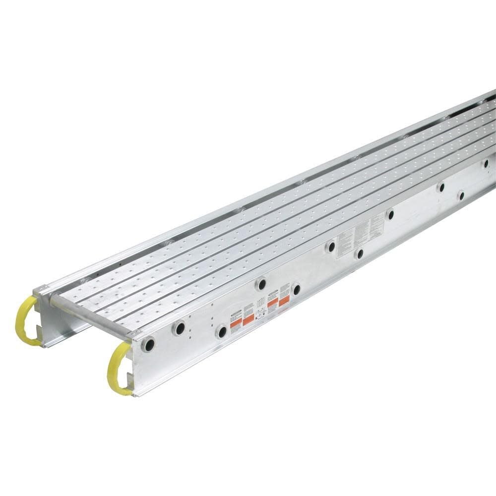 Werner 24-ft x 6-in x 14.4-in Aluminum Scaffold Stage – WNS-2424