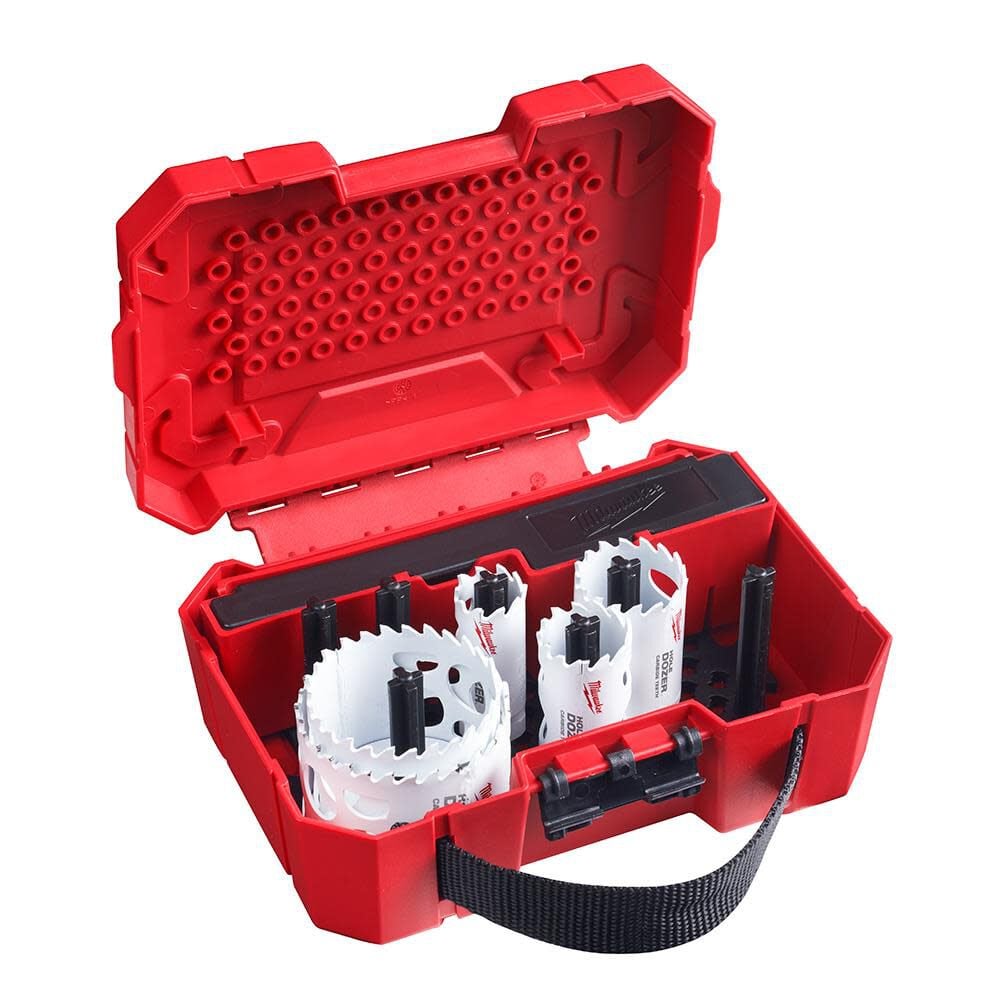 Milwaukee 9 PC HOLE DOZER with Carbide Teeth Hole Saw Kit – 49-22-3079