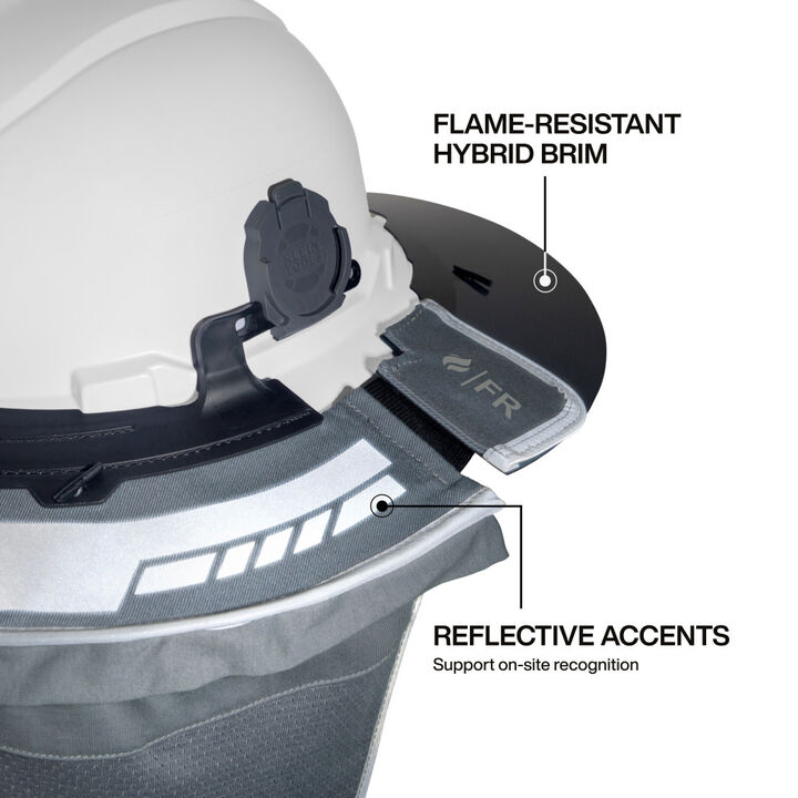 Klein Tools Flame-Resistant Sombrero Hybrid Brim, large image number 1