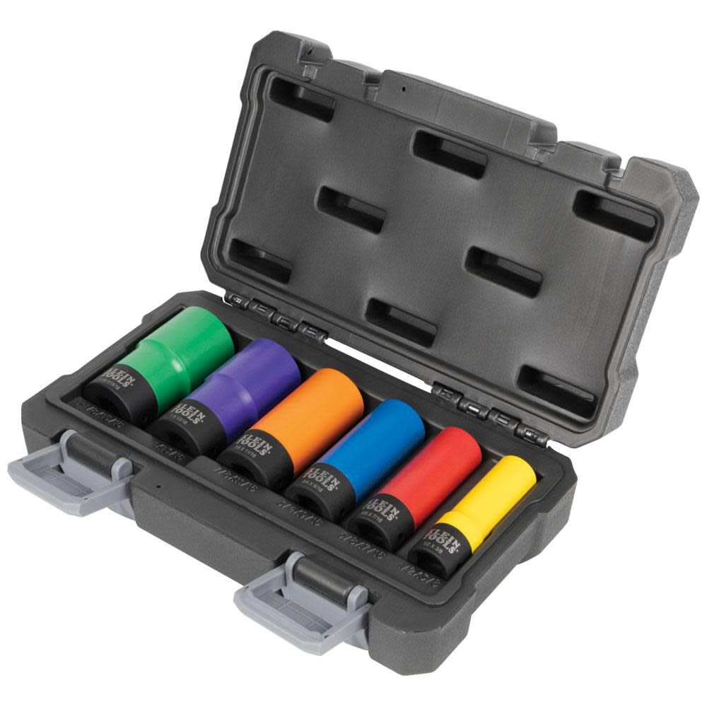 Klein Tools Coated 12-Point Socket Set 6pc, large image number 7