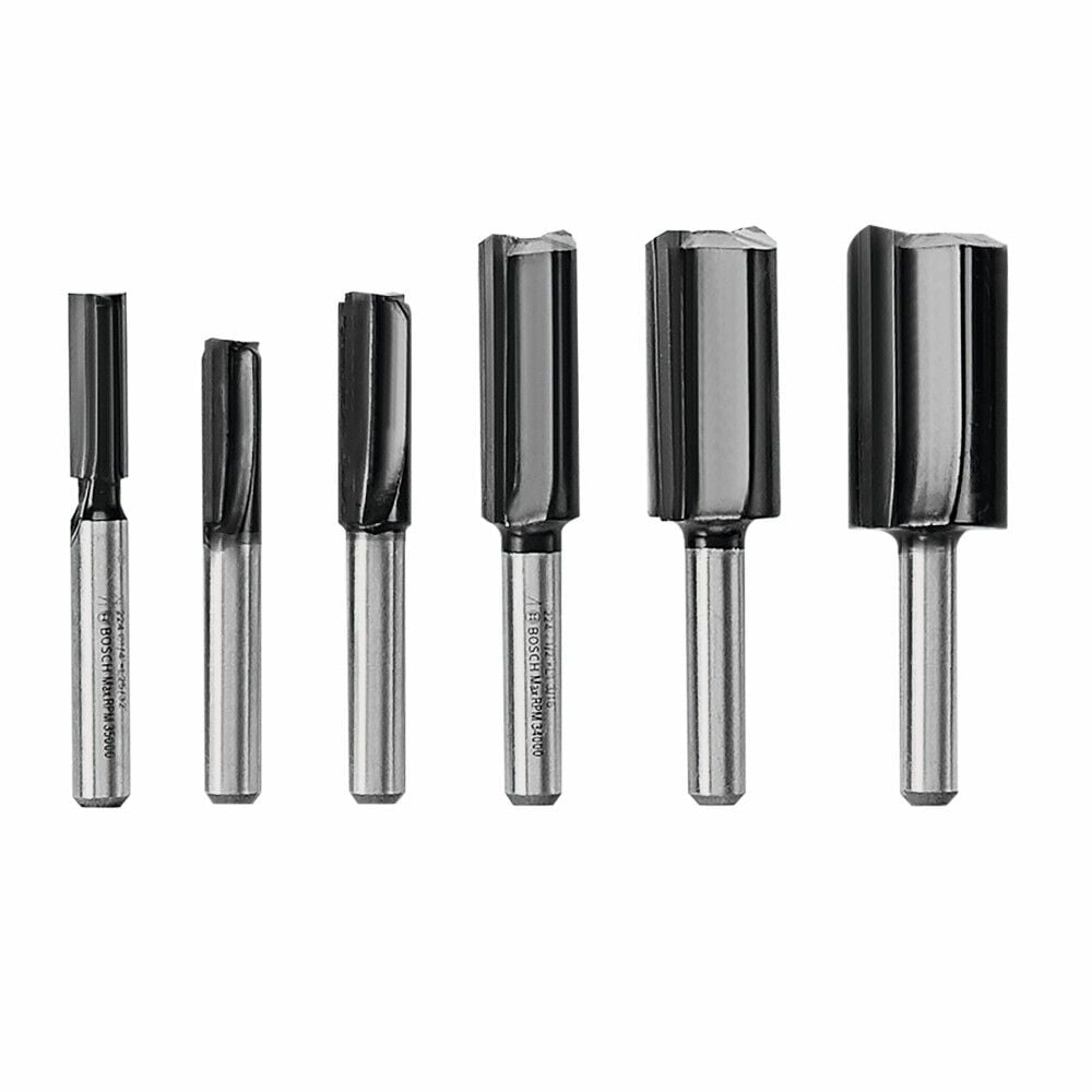 Bosch Carbide Tipped Groove Cutter Router Bit Set 6pc, large image number 1