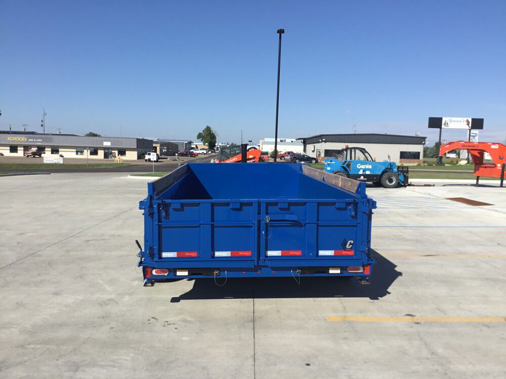 Diamond C LPT 14 Ft Heavy Duty Telescopic Dump Trailer, large image number 7