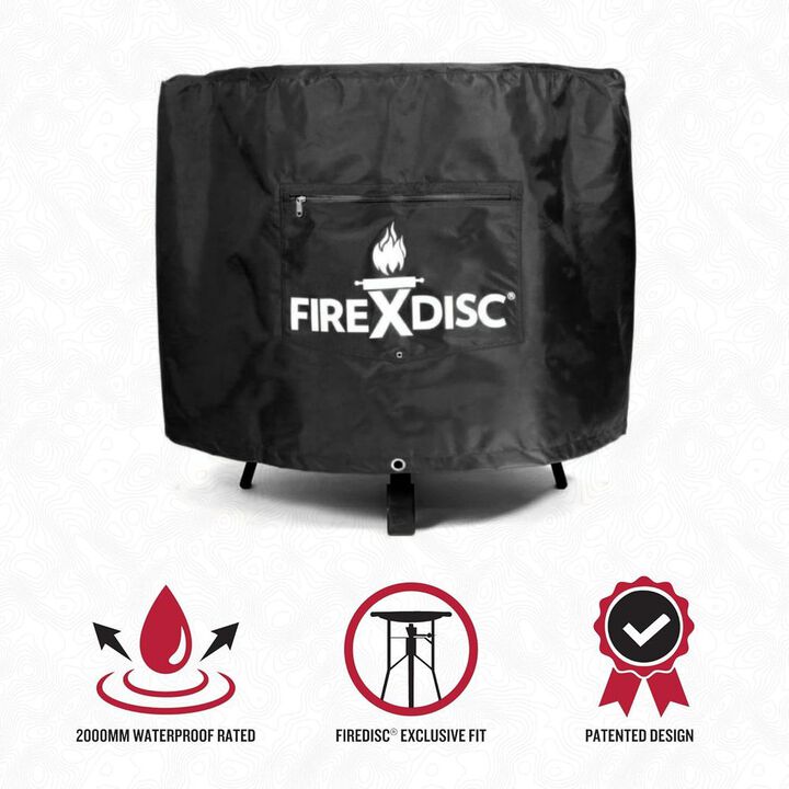 Firedisc 22 Inch Polyester Fabric Jet Black Universal Cover, large image number 3