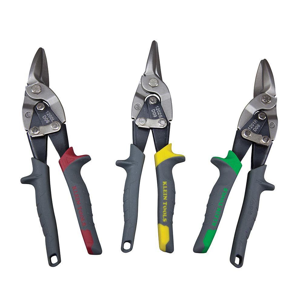 Klein Tools Aviation Snips with Wire Cutter Right, large image number 10