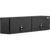 Buyers Products Company 18x16x90 Inch Matte Black Diamond Tread Aluminum Topsider Truck Box with Flip-Up Doors, small image number 4