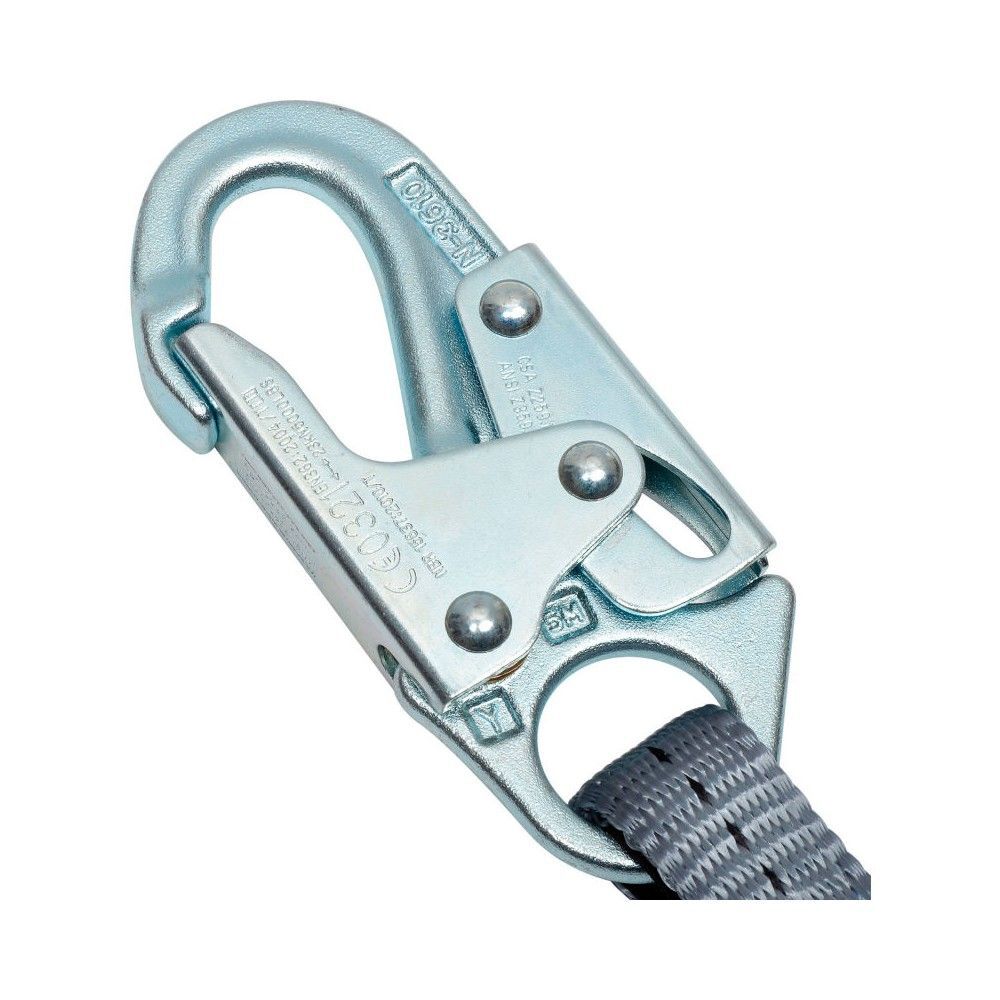 Falltech 4' Single Leg Fixed Length Web Restraint Lanyard, large image number 3