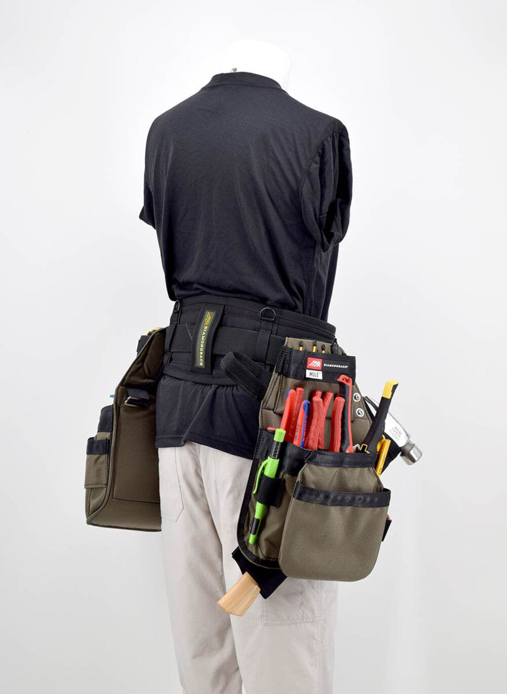 Diamondback Toolbelts Black Right Hand Medium Grrande 2.0 Tool Pouch DB5 18 BK M Acme Tools